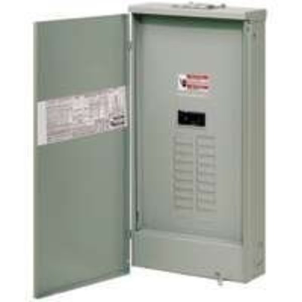 Eaton Load Center, BRP, 20 Spaces, 200A, 120/240V AC, Main Circuit Breaker, 1 Phase BRP20B200R